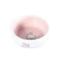 Trustie Small Animal Feeding Bowl-Round(Pink/White)