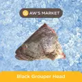 Aw'S Market Fresh Black Grouper Head