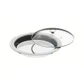Tramontina Stainless Steel Deep Serving Dish With Glass Lid