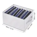 Sweet Home Pvc Wardrobe Dividers Organizer - 8 Compartments