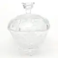 Caterina Crystal 3-Toed Oval Covered Candy Jar L18Xh20Cm