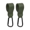 Cubble Pu Leather Stroller Hook - Army Green