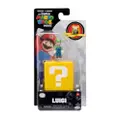 Super Mario Bros. Movie 1.25-In Figure Question Block Luigi