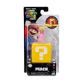 Super Mario Bros. Movie 1.25-In Figure Question Block Peach