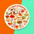 The Little Drom Store Lets Makan In Singapore 10 Inches Plate