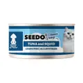Seedo Classic Gravy Wet Cat Canned Food (Tuna & Squid)