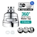 Krafter 360 Rotate Water Tap Faucet 3Mode - Silver