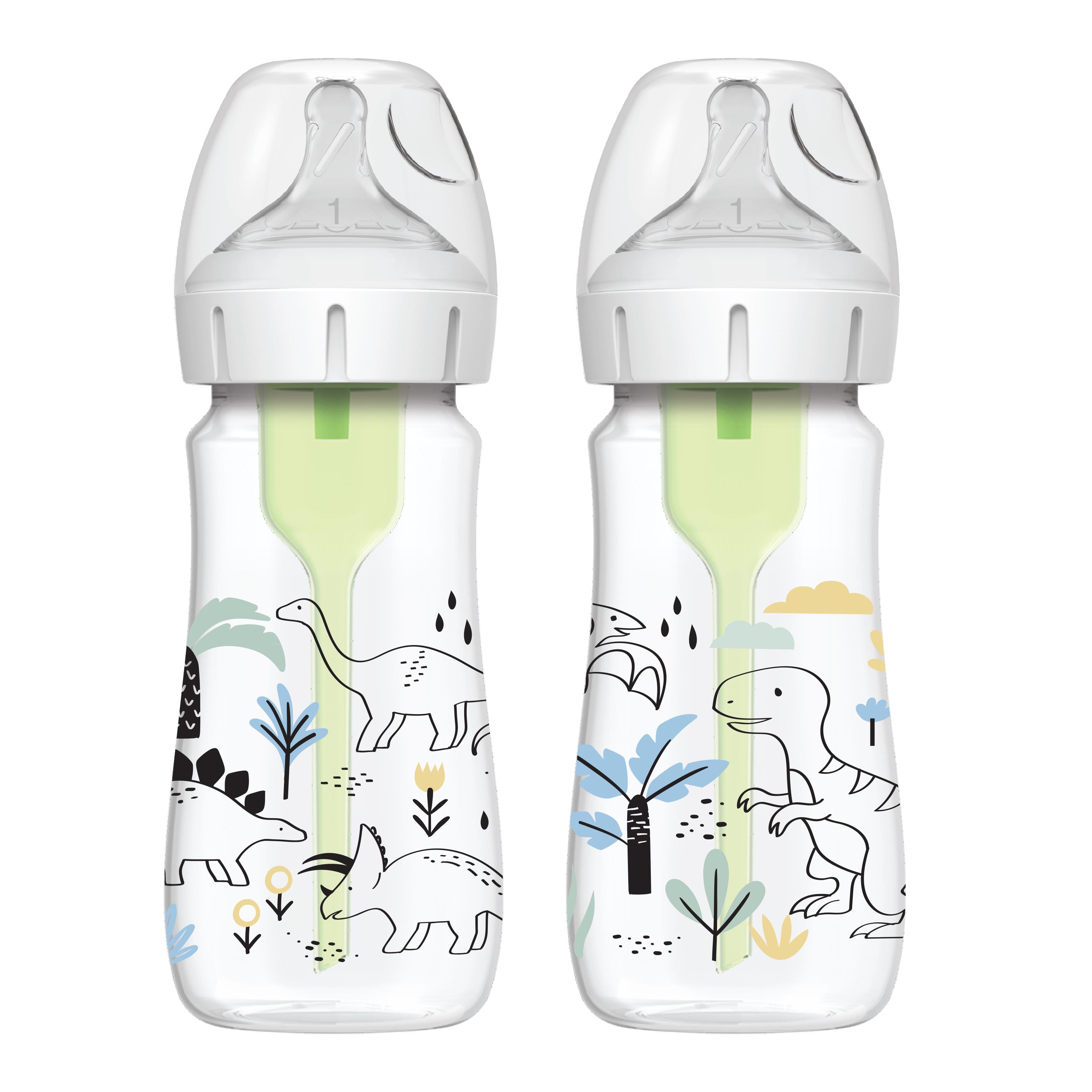 Dr. Brown'S 270Ml Options+ Wide-Neck Pp Baby Bottle Dinosaur