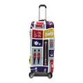 Small Size (19-21Inch) Cosmopolitan Elastic Luggage Cover