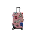 Small Size (19-21Inch) Cosmopolitan Elastic Luggage Cover