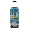 Large (26-29Inch) Cosmopolitan Elastic Luggage Cover