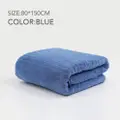 Sweet Home Vertical Stripe Bath Towel-Blue