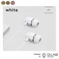 D.Lab Manufacturing Dynamic In-Ear Wired Headphone (White)