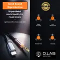 D.Lab Manufacturing Lightning To 3.5Mm Audio Cable (A02) 2M