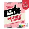 Lo Bros Organic Raspberry & Lemon Kombucha