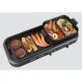 Cornell 2In1 Table Top Grill With Hotpot Dual Pot