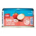 Coles Tuna In Onion And Savoury Sauce