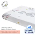 Mothernest 100% Cotton Baby Fitted Sheet - Elly 60X120 Cm