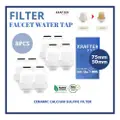 Krafter Ceramic Calcium Sulfife Filter Refill Only