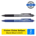 Pilot Blrtfr5 Frixion Clicker Ball Pen 0.5Mm Black+Blue