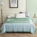 Sweet Home Premium Quilt Silk Leopard Pattern Ss-Green
