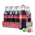 Coca Cola Coke Classic Original Taste 250Ml X 12 Glass Bottle