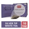 White Tea Time Silver Tip White Pyramid Tea Bags
