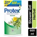 Protex Herbal Shower Gel Refill Removes 99.9% Bacteria