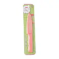 Vesta Colour Fruit Knife (Pink) W Cover L19.3Cm (Blade 9.5Cm)
