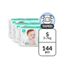 Offspring Fashion Diaper 3 Pack Bundle - Tape Small