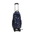 Rolling Detachable Trolley Waterproof Backpack With Spinner W