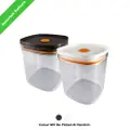 Kjb Food Storage Jar 11.7X11.7X13.5Cm 1.1L (Assorted Colours)