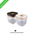 Kjb Food Storage Jar 9.7X9.7X9.7Cm 500Ml (Assorted Colours)