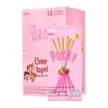 Glico Pocky Strawberry Biscuits Sticks 11G X 12 Packs