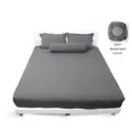 Silky Smooth Bedsheet 800Tc | Super Single - Grey