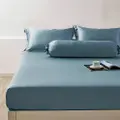Sweet Home Modal High-End Fitted Bedsheet Set-Qs(Blue)