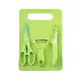 Camime Knife Set With Scissor - Green