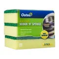 Oates Durafresh Antibacterial Scour 'N' Sponge 3'S