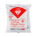 Cafec Abaca Cone Filter Paper 4Cup (White)