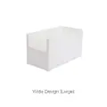Morilins White Modular Stackable Storage Box (W/L)