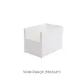 Morilins White Modular Stackable Storage Box (W/M)