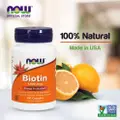 Now Foods Biotin 1000 Mcg Capsules