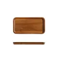Table Matters Shibumi 8 Inch Acacia Wooden Rectangle Plate