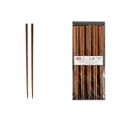 Table Matters Mori Wooden Chopsticks Set Of 5 (Dark Brown)
