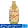 De Nigris Organic Applecider Vinegar W Mother Honey & Turmeri