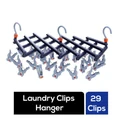 Gladleigh Just Pull Flexible Laundry Clips Hanger - 29 Clips