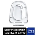 Gladleigh Easy Installation Toilet Seat Cover - Type Trapeziu