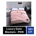 Luxury Satin Blankets Comfortable Beddings Bedsheets Quilt