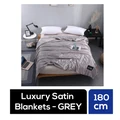 Luxury Satin Blankets Comfortable Beddings Bedsheets Quilt
