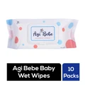 Agi Bebe Baby Wet Wipes - 65Gsm Classic Embossed